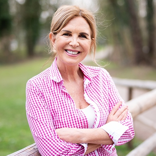 Smiling older woman