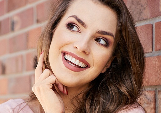 Woman with healthy smile